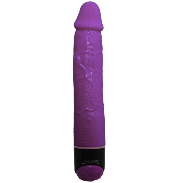 Colorful Sex Realistisk Vibrator - Lila 23,3cm Ø3,8cm Multispeed