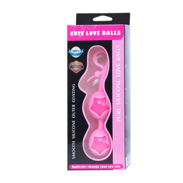 Baile Cute Love Balls - Rosa Knipkulor