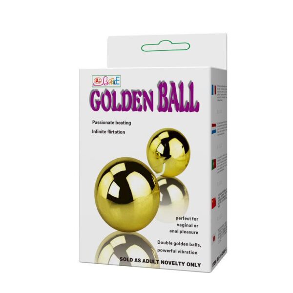 Baile Golden Ball - Vibrerande Knipkulor 3,2cm