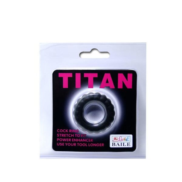 Baile Titan Penisring - Svart 2cm
