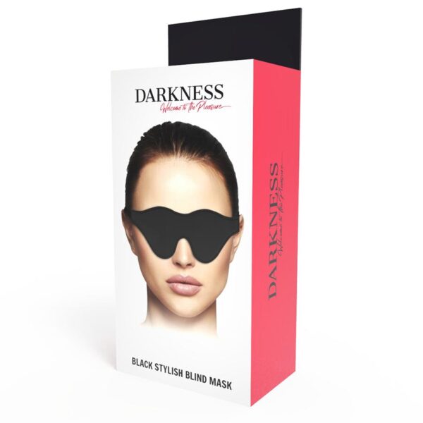 Darkness Black Stylish Blind Mask - Svart Ögonmask