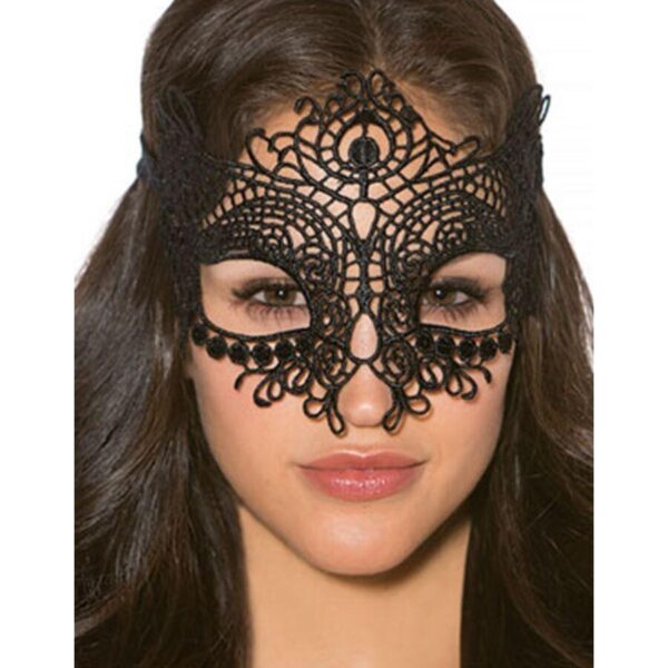 Queen Lingerie Black Lace Ögonmask