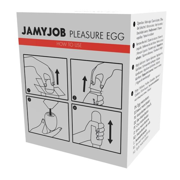 JamyJob Fun Pleasure Egg - Runkägg - Vit Version