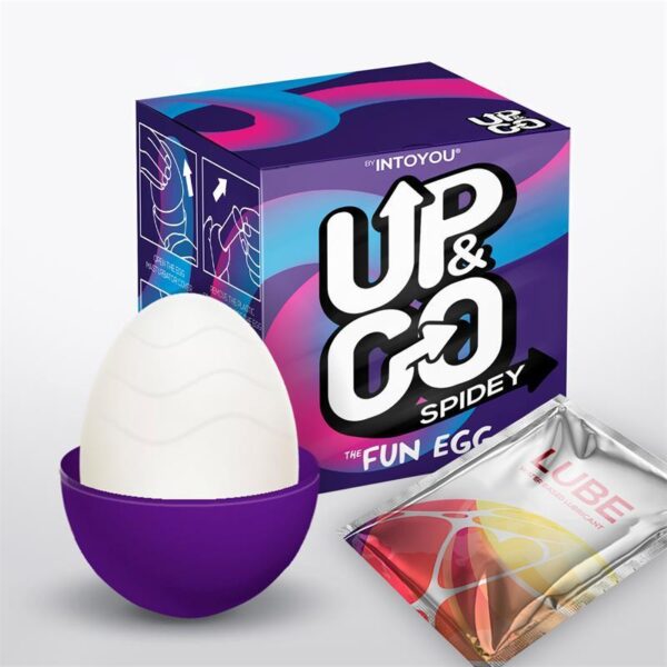 Up & Go Spidey Fun Egg - Runkägg - Lila Version