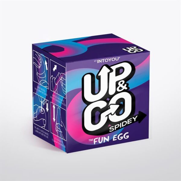 Up & Go Spidey Fun Egg - Runkägg - Lila Version