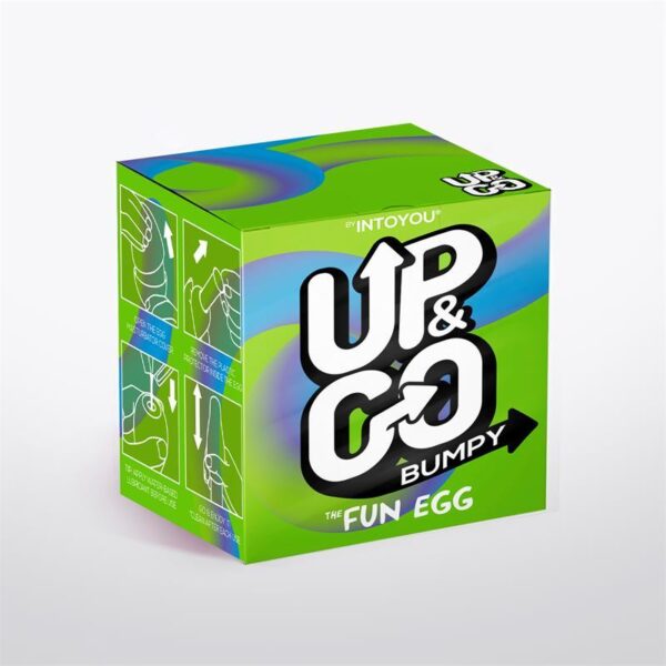 Up & Go Bumpy Fun Egg - Runkägg - Grön Version