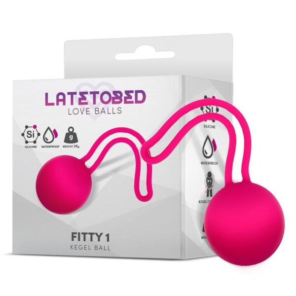 LateToBed Fitty 1 Kegel Ball - Rosa 35g Knipkula