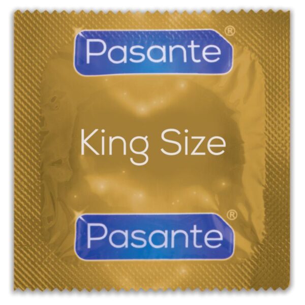 3-Pack Pasante King Size Kondomer - Bredare & Längre