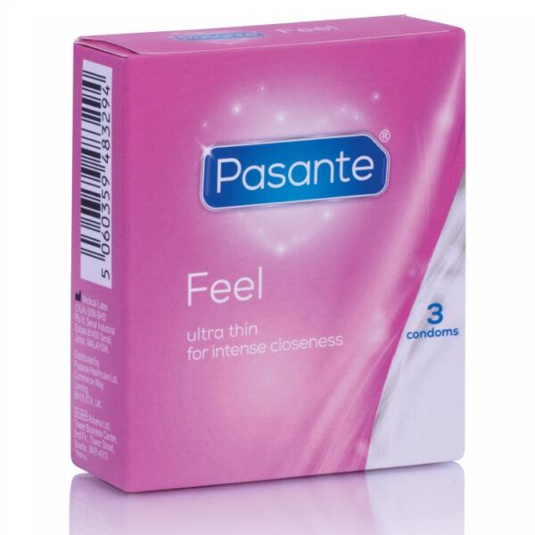 3-Pack Pasante Sensitive Feel Kondomer - Ultra Tunna