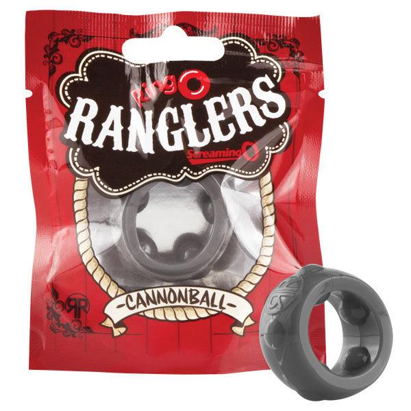 ScreamingO RingO Ranglers Cannonball Penisring - Grå
