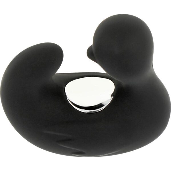 Ducky Black & Silver Clitoris Vibrator - Svart Klitorisvibrator