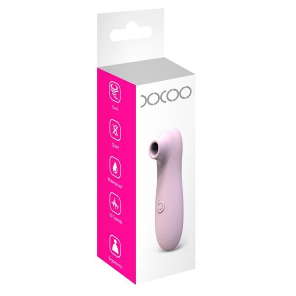 XOXO Klitoris Stimulator - Djup Lila Lufttrycksvibrator