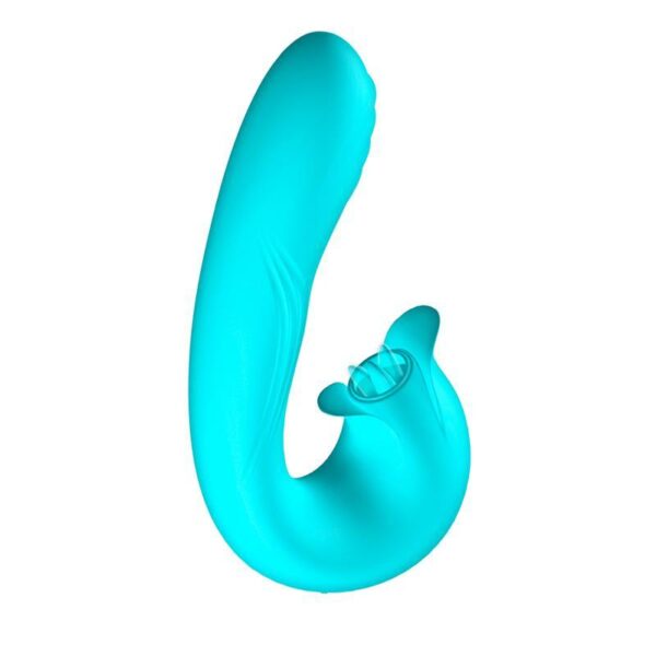 INTOYOU HYDRA Vibrator med klitorisstimulerandetunga