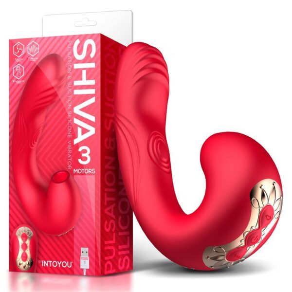 INTOYOU SHIVA vibrator med en klitorisugare
